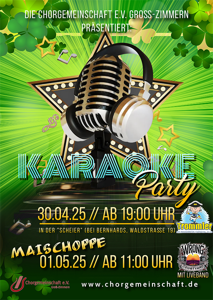 Karaoke-Party und Maischoppe