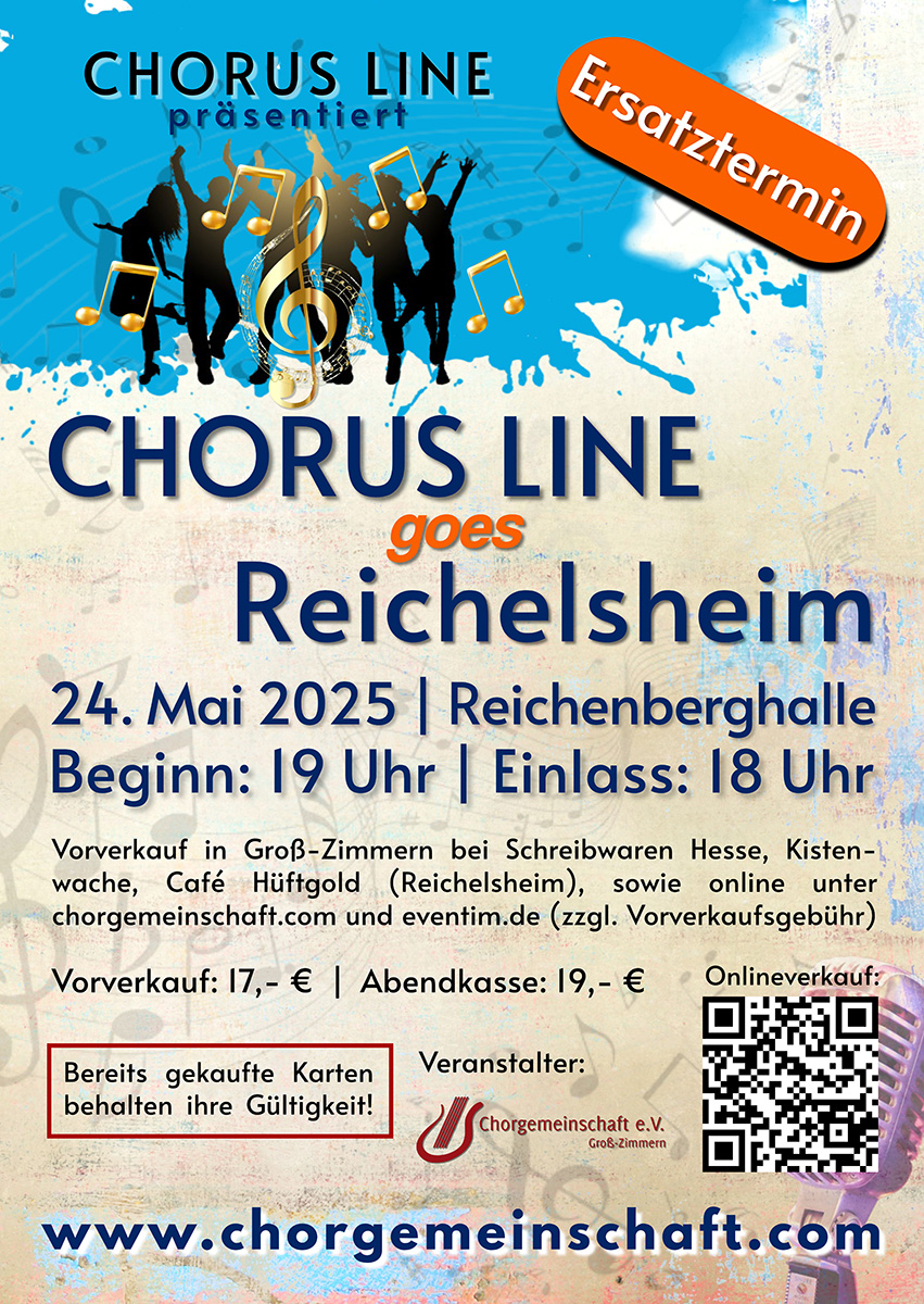 2025 05 24 Plakat ChorusLineGoesReichelsheim
