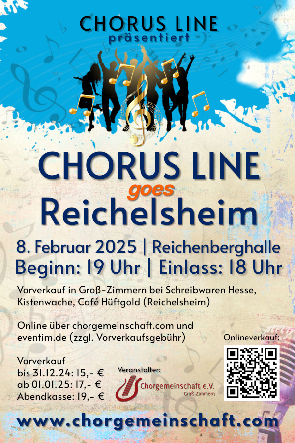Chorus Line goes Reichelsheim - Plakat