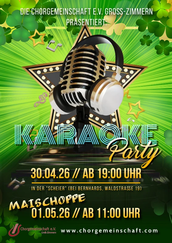 Karaoke-Party und Maischoppe