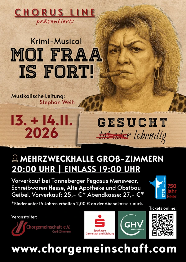 Plakat - Event 2026 - Moi Fraa is fort!