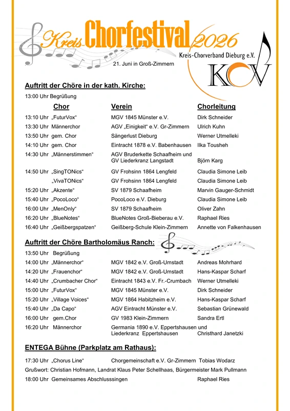Kreis-Chorfestival 2026